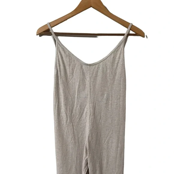 HOUSE OF CB Zahara Milk Marl Summer Lounge Beige Oatmeal Onesie Jumpsuit - Picture 9 of 11